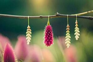 foto behang de lucht, bloemen, de zon, de bloemen, de bloemen, de bloemen,. ai-gegenereerd