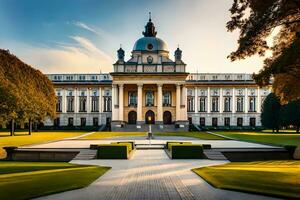 de Universiteit van Wrocaw, Polen. ai-gegenereerd foto