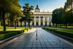 de Universiteit van Wrocaw, Polen. ai-gegenereerd foto