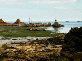 zomer pracht in eiland van adem, cotes d'pantser, Bretagne, Frankrijk foto