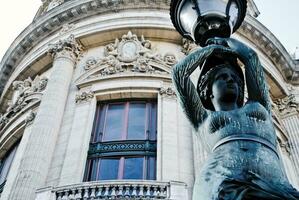 opera garnier de majestueus Parijse lyrisch paleis foto