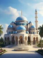 mooi moskee en Islamitisch monument foto