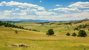 landschap Colorado voorkant reeks ai gegenereerd foto