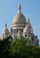 iconisch visie van sacre coeur, Parijs foto