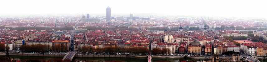 panoramisch visie van Lyon foto