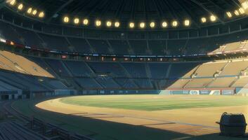 stadion sport- modern fantasie grafisch roman anime manga behang foto