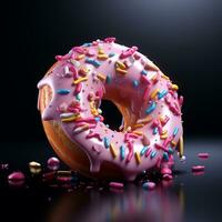 donut achtergrond beeld ai generatief foto