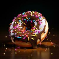 donut achtergrond beeld ai generatief foto