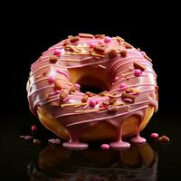 donut achtergrond beeld ai generatief foto