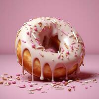 donut achtergrond beeld ai generatief foto