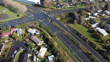 luchtfoto van hamilton, nieuw-zeeland foto