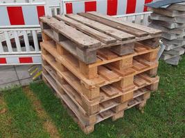 industriële palletskid foto