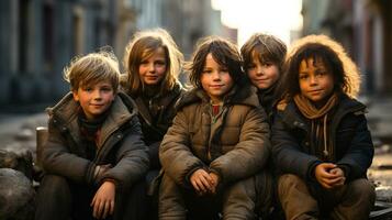 herdenking van Internationale straat kinderen dag foto