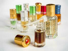 Arabisch olie parfum. foto