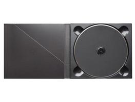 zwarte audio-cd foto