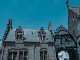 de stad van Brugge in belgie foto