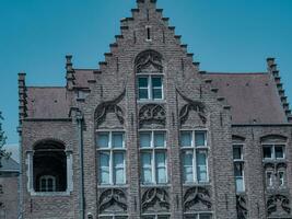 de stad van Brugge in belgie foto