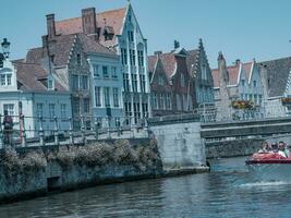 Brugge stad in belgie foto