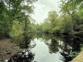 een visie van de noorden Wales platteland in de buurt llyn maw in snowdonia foto