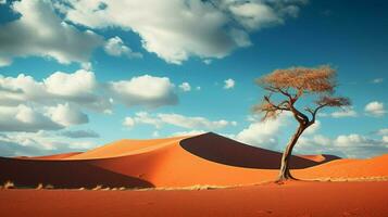 natuur kalmte in Afrika majestueus zand duinen foto