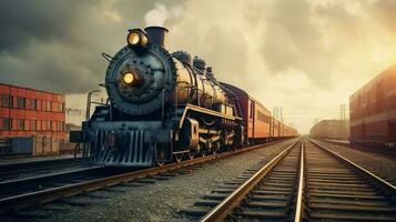 spoorweg bijhouden vervoer mode van vervoer locomotief foto