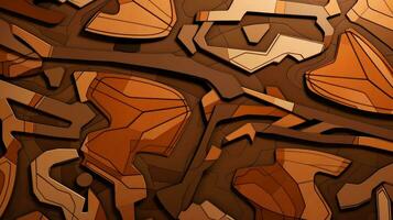 hout inlegwerk muur parket, abstract patroon achtergrond, generatief ai illustratie foto