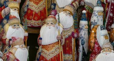 de kerstman claus Kerstmis poppen kotor, Montenegro foto