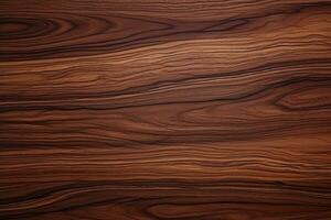 doordringing hout met haar rijk chocola bruin kleur en glad structuur hout textuur, ai gegenereerd foto