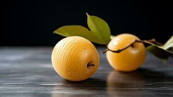 foto van ambarella Aan een minimalistische tafel. generatief ai