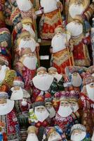 de kerstman claus Kerstmis poppen kotor, Montenegro foto