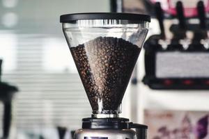 close-up beeld van een koffiezetapparaat