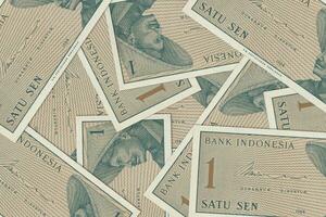 Indonesisch bankbiljetten. dichtbij omhoog geld van Indonesië. Indonesisch roepia.3d geven foto