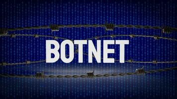 de botnet Aan digitaal achtergrond 3d renderen foto