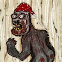 gelukkig halloween zombies Mens tekenfilm foto