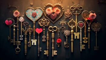 sleutels van liefde foto