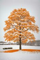 bomen behang downloaden in hd ai gegenereerd foto