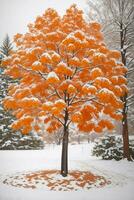 bomen behang downloaden in hd ai gegenereerd foto