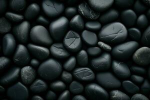 kenmerkend zwart stenen achtergrond. genereren ai foto