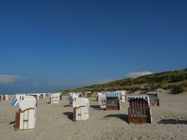 de eiland van spekeroog in de noorden zee foto