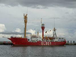 cuhaven Bij de noorden zee in Duitsland foto