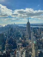 nieuw york stad in de Verenigde Staten van Amerika foto