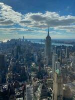 nieuw york stad in de Verenigde Staten van Amerika foto