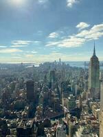 nieuw york stad in de Verenigde Staten van Amerika foto