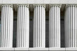 mijlpaal bouwkundig detail van een monument gebouw. achtergrond. ai generatief pro foto