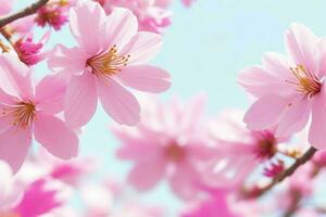 mooi kers bloesem sakura bloem voorjaar seizoen in Japan. ai generatief pro foto