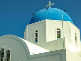 de Grieks eiland van Santorini foto