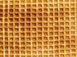 dichtbij omhoog van een wafel structuur achtergrond foto