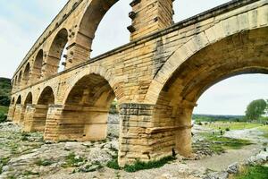 pont du gard, Gardon, nimes Frankrijk foto