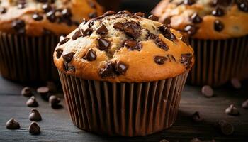 muffin chocola chips foto