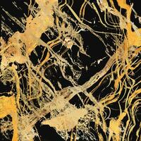 abstract goud kunst Aan zwart achtergrond foto
